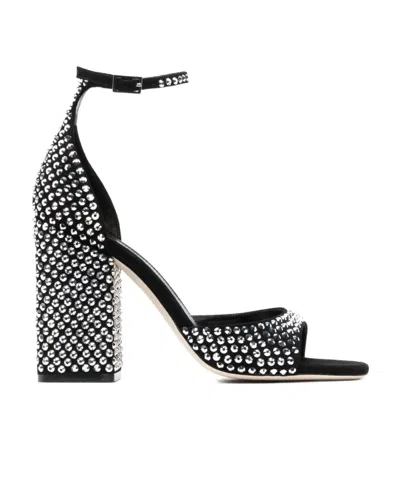 Paris Texas Crystal Decorated High-heeled Sandals
