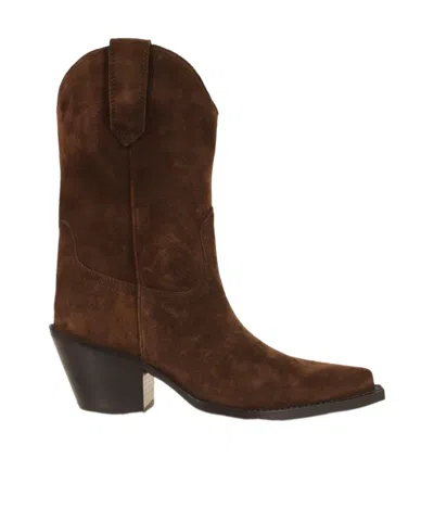 Paris Texas Dakota Short Boots In Animal Print