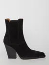 Paris Texas Dallas Suede Ankle Boots In Black