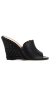Paris Texas Deia 100mm Leather Mules In Black