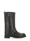 Paris Texas Leather Ankle Boots In Black