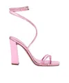 Paris Texas Diana 105mm Leather Sandals In Pink