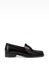 Paris Texas Dylan Croc-effect Loafers In Black
