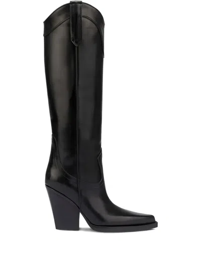 Paris Texas El Dorado Calf Leather Pointed-toe Boots