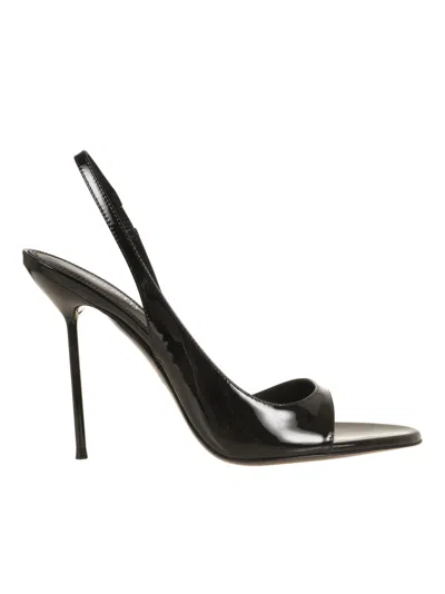 Paris Texas Elegant Slingbacks With 105mm Stiletto Heel In Black