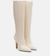 Paris Texas Elsa 100 Leather Knee-high Boots In White