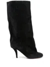 Paris Texas Esther Ankl Boot 105 High Heels Ankle Boots In Black Suede In Black  
