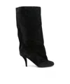 Paris Texas Esther Ankl Boot 105 High Heels Ankle Boots In Black Suede In Black