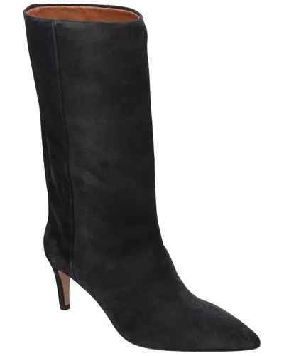 Paris Texas Esther Suede Boot In Black