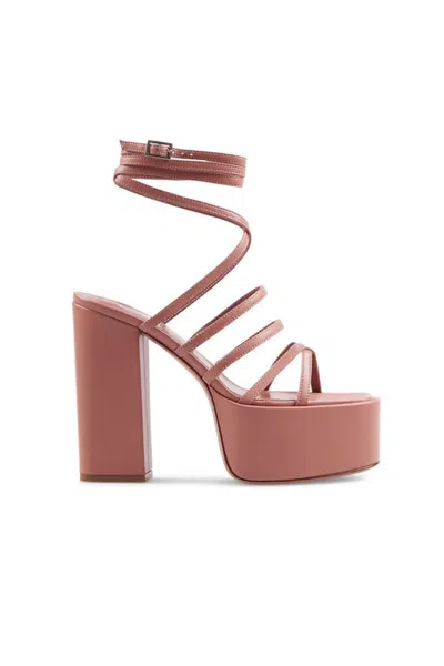 Paris Texas Evita Platform Sandal In Pink