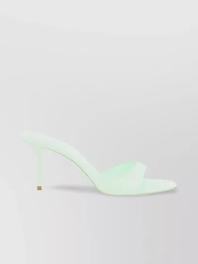 Paris Texas Feminine Almond Toe Stiletto In Green