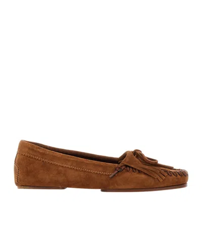 PARIS TEXAS PARIS TEXAS FINGE DETAILED FLAT SHOES