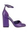 Paris Texas Mauve Fiona 100 Mm High Sandals In Blue