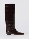 Paris Texas Flat Ankle Boot  Woman Color Brown In Brown
