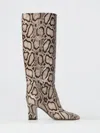 Paris Texas Lavinia Boots In Python-printed Leather In Pink