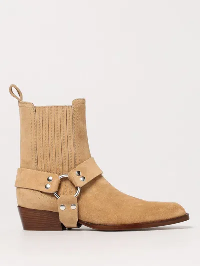 Paris Texas Flache Stiefeletten  Damen Farbe Beige