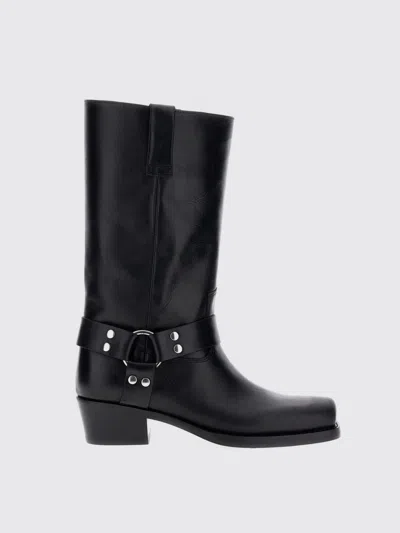 Paris Texas Flat Ankle Boots  Woman Color Black