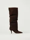 Paris Texas Flat Ankle Boots  Woman Color Brown In Brown