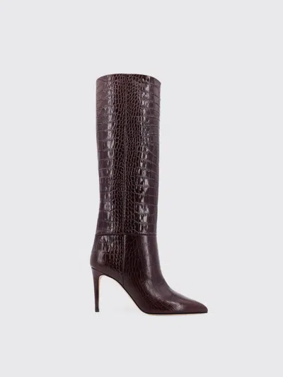 Paris Texas Flat Ankle Boots  Woman Color Red