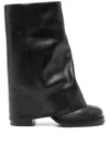 Paris Texas 85mm Foldover Boots In Multicolor