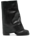 Paris Texas 85mm Foldover Boots In Multicolor