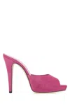 PARIS TEXAS FUCHSIA SUEDE MONICA MULES