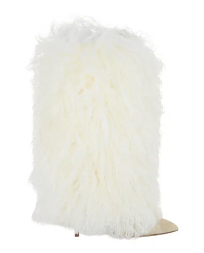 Paris Texas Furry Mid-calf Boots In Multi