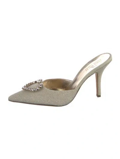 Pre-owned Paris Texas Glitter Mules In Multi