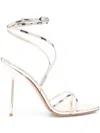 Paris Texas 105mm Liz Sandals In Gold