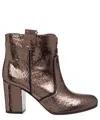 Paris Texas Heeled Boots In Silver