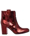 Paris Texas Heeled Boots In Red