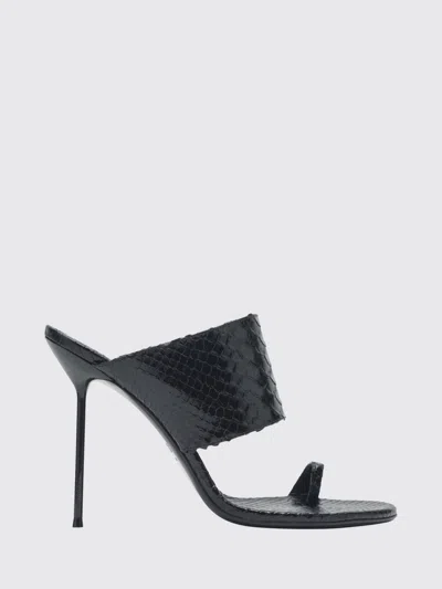 Paris Texas Heeled Sandal Woman In Black