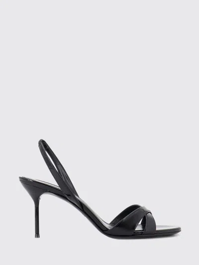 Paris Texas Heeled Sandal Woman In Black