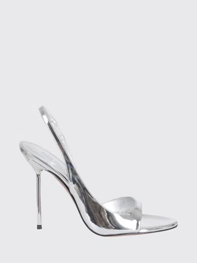 Paris Texas Heeled Sandal Woman  In Silver