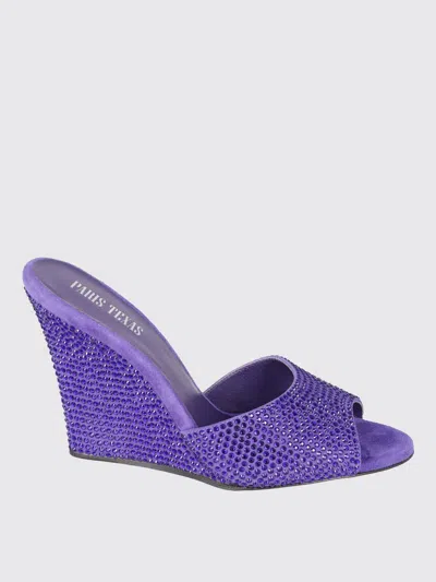 Paris Texas Heeled Sandals  Woman Color Amethyst