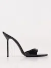 Paris Texas Lidia 105mm Patent-leather Sandals In Schwarz