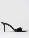 Paris Texas 70mm Lidia Patent Leather Mules In Schwarz