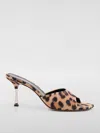 Paris Texas Lorena Mule Sandals In Printed Suede In Bunt
