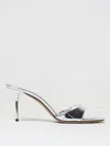 Paris Texas Heeled Sandals  Woman Color Silver In Silber