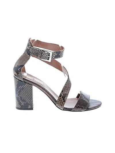 Pre-owned Paris Texas Heels In Brown