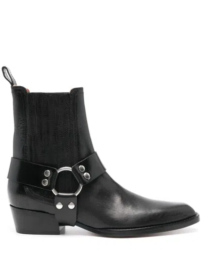 Paris Texas Helena Ankle Boot In Black