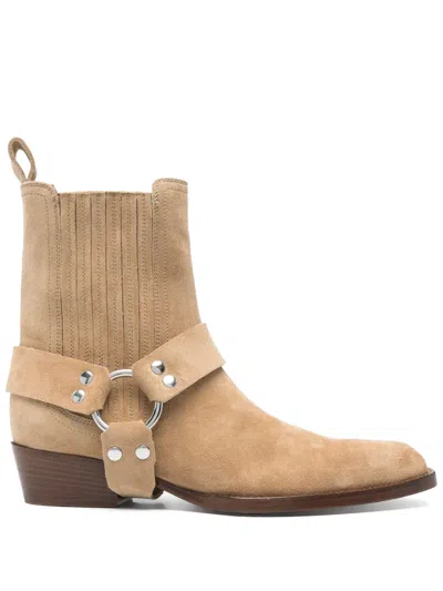 Paris Texas Helena Boots In Neutrals