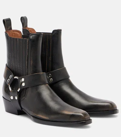 Paris Texas Helena Leather Biker Boots