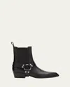 Paris Texas Leather Helena Western Booties 4cm In Black