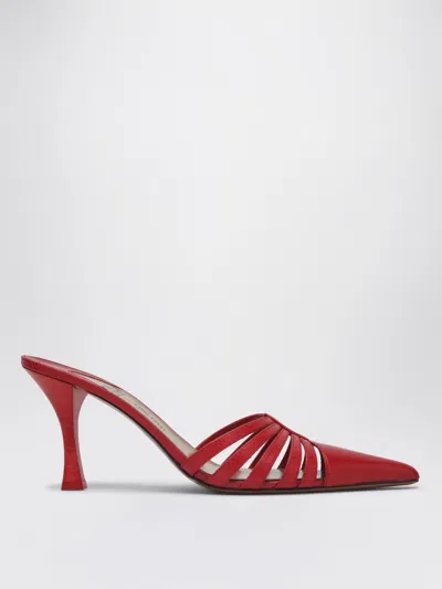 PARIS TEXAS HEELED SANDALS PARIS TEXAS WOMAN COLOR RED,G67599014