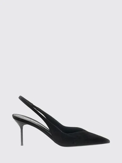 Paris Texas Black Slingback Pumps In Multi