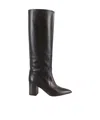 Paris Texas Ladies Black Anja 70mm Leather Boots In Black