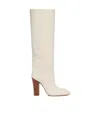 Paris Texas Lavinia 100 Leather Knee-length Boots In White