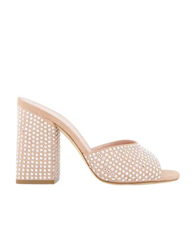 Paris Texas High-heeled Open-toed Muller Shoes