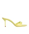 Paris Texas High-heeled Sandals In Yellow
